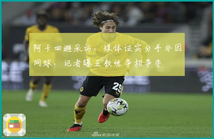 阿卡回避采访，媒体证实分手非因网球，记者曝五教练争相争夺